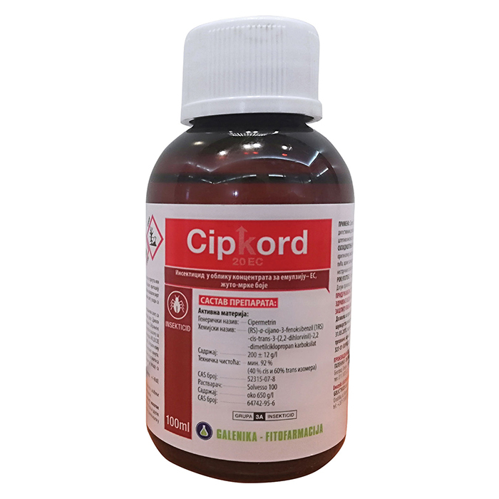 Cipkord  20 ec  100 ml